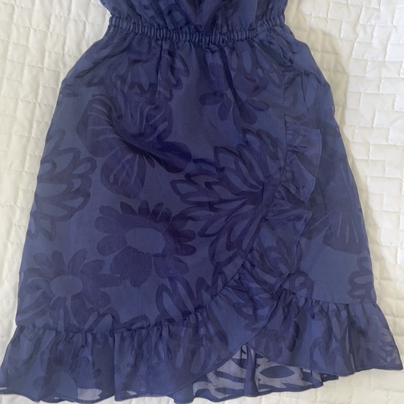 Lily Pulitzer Dress Navy Blue Strapless Dress Size XS Perfect Condition! - Picture 2 of 6